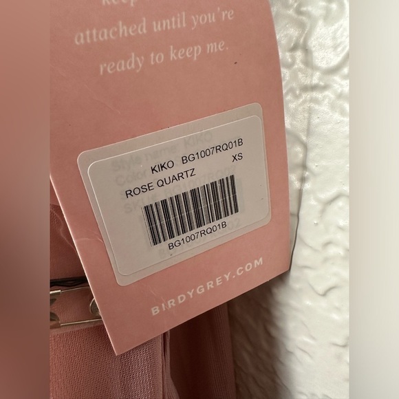 NWT Birdy Grey Kiko Dress in Mesh Rose Quartz - Picture 3 of 5